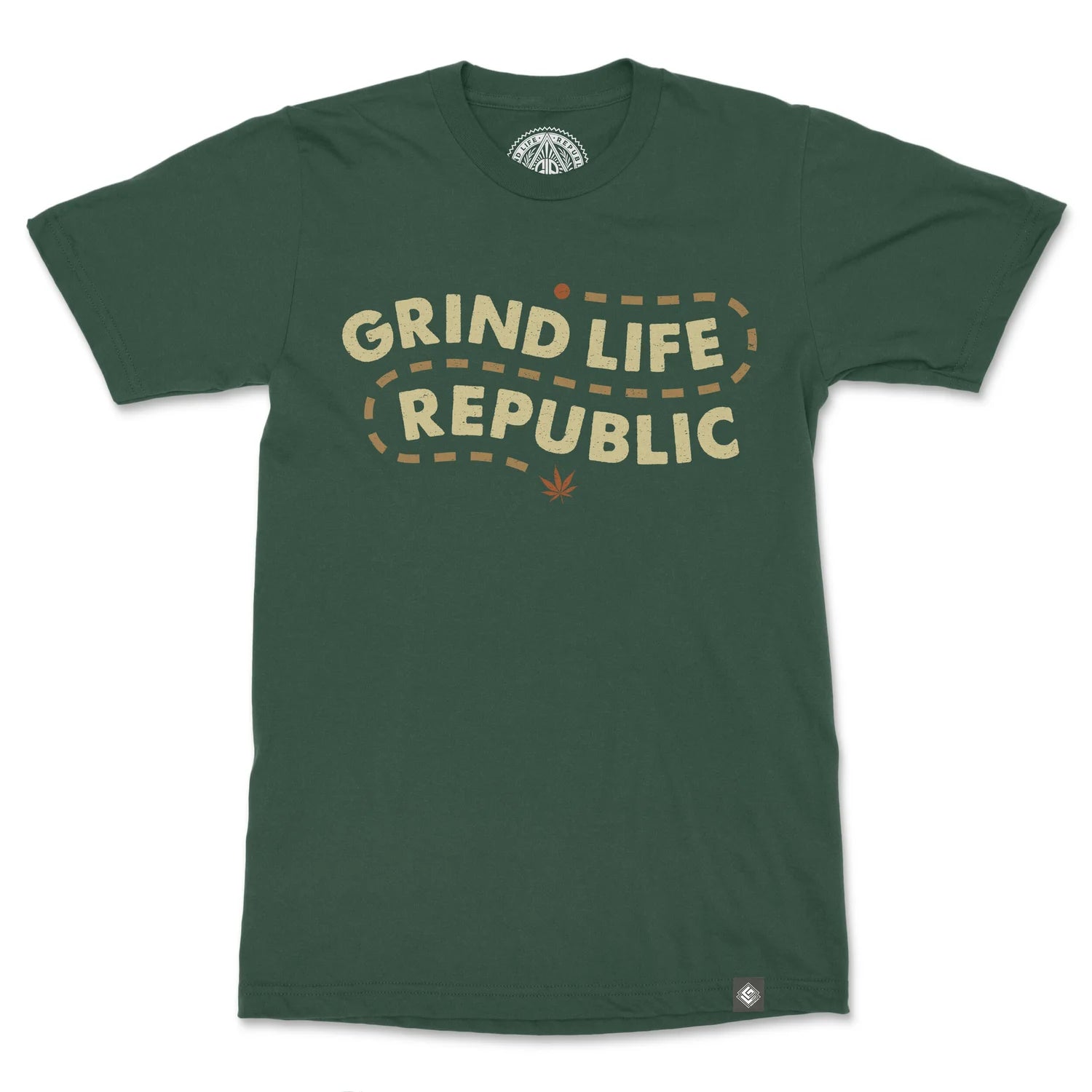 Blazing Trails Men's Cotton Crew Neck T-Shirt