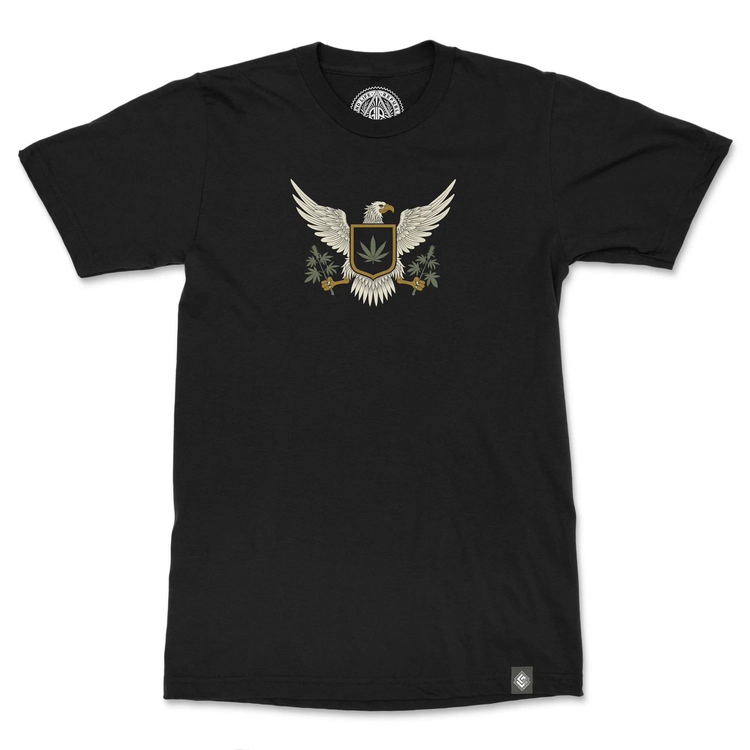 C.I.A. Seal Men's Cotton Crew Neck T-Shirt