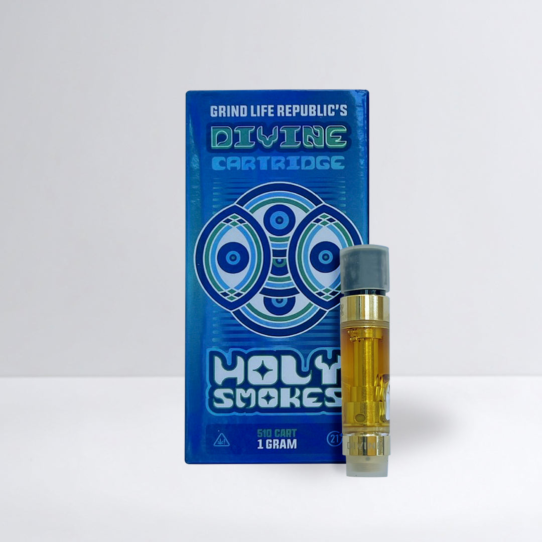 Moly Smokes vape cartridge with packaging on a white background