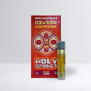 Moly Smokes vape cartridge with packaging on a white background