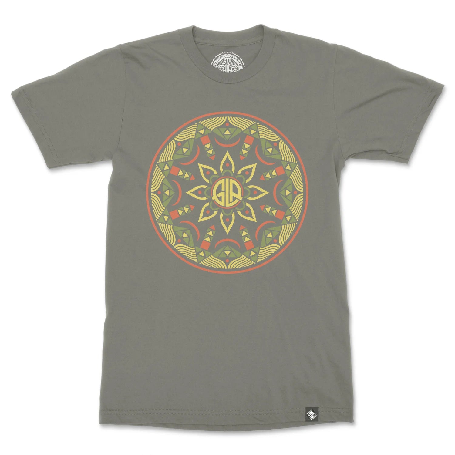 Mandala Men's Cotton Crew Neck T-Shirt