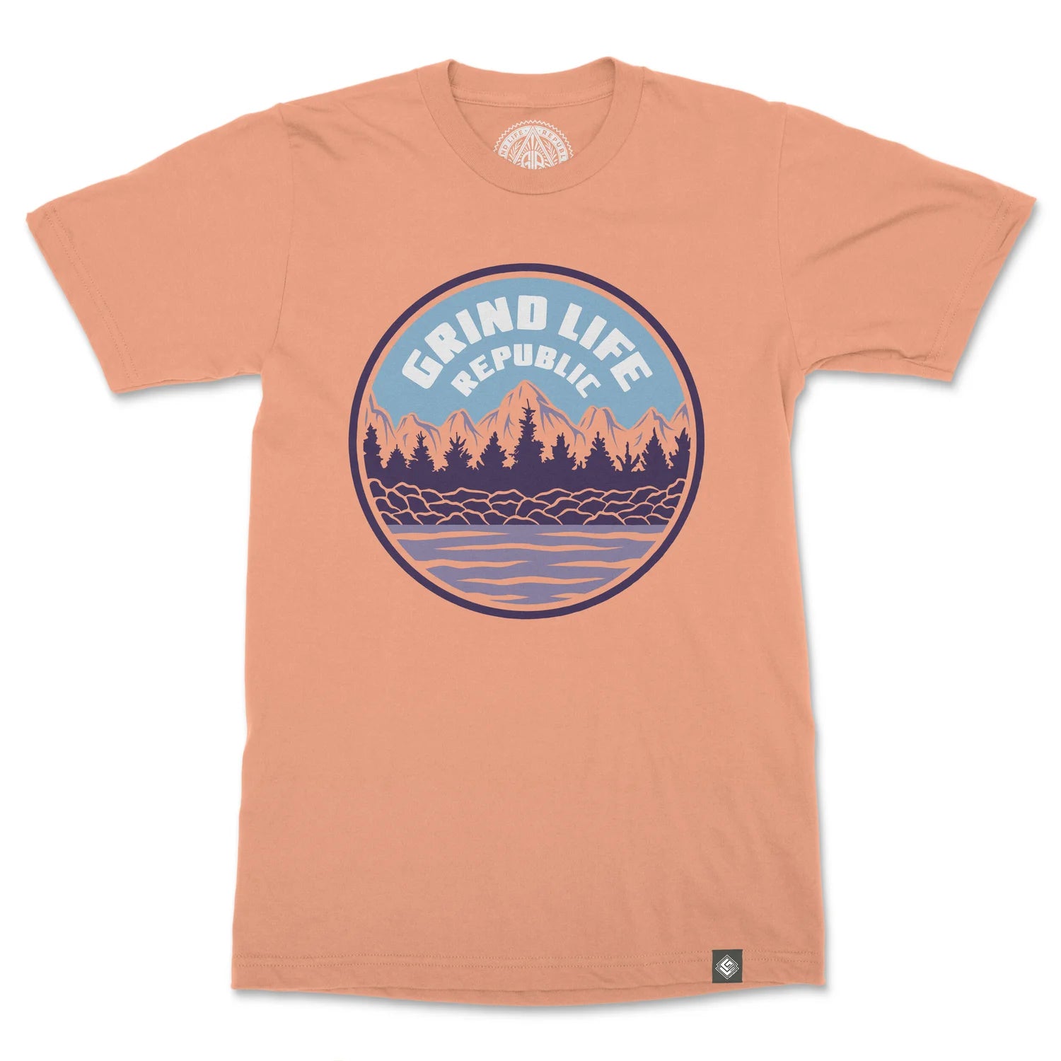 Mountain View Men's Cotton Crew Neck T-Shirt