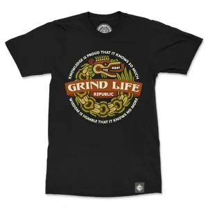 Feathered Serpent Men's Cotton Crew Neck T-Shirt