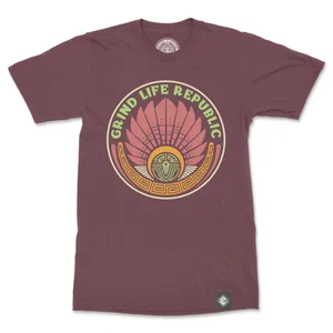 Headdress Men's Cotton Crew Neck T-Shirt