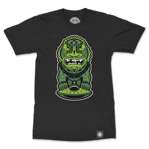 Flying Foo Dog Men's Cotton Crew Neck T-Shirt