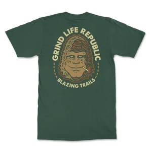 Blazing Trails Men's Cotton Crew Neck T-Shirt